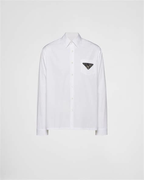 white prada shirt mens|Prada hawaiian shirts.